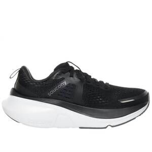 NEW SAUCONY women's guide 18 shoes in black/white